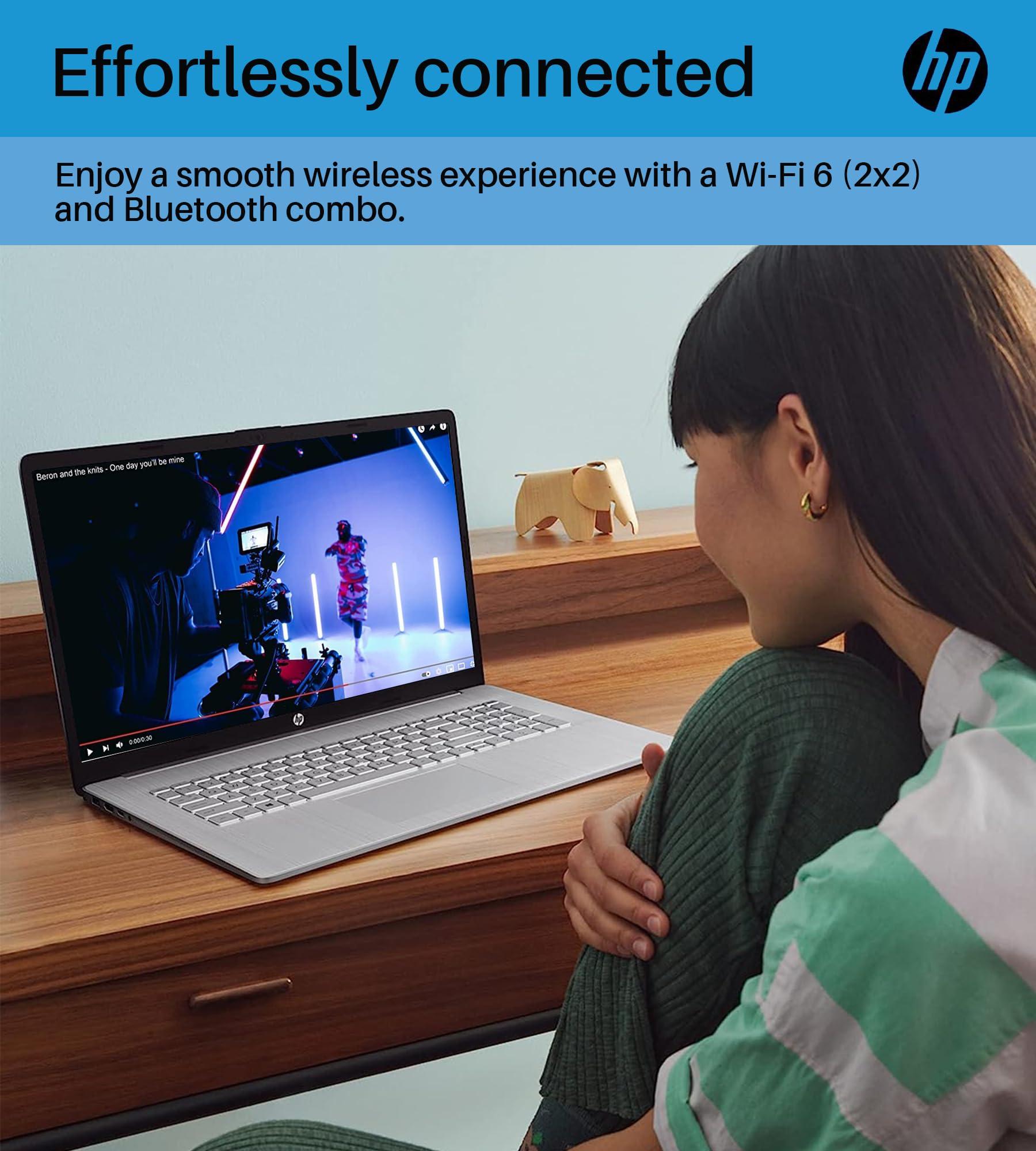 HP HP 17.3 Laptop, 2023 Best Laptop for Working, 17.3" FHD Display, Intel Core i5 1335U Processor up to 4.6GHz, 16GB RAM, 1TB SSD, Intel Iris Xe Graphics, Wi-Fi 6, Backlit Keyboard, Windows 11 Home