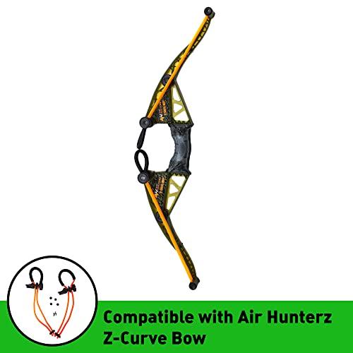 Zing Zing Z-Curve Bow Bungee Replacement and Arrow Refill Pack - Includes 2 Orange Z-Curve Bungee Sets and 4 Orange Zonic Whistling Arrows