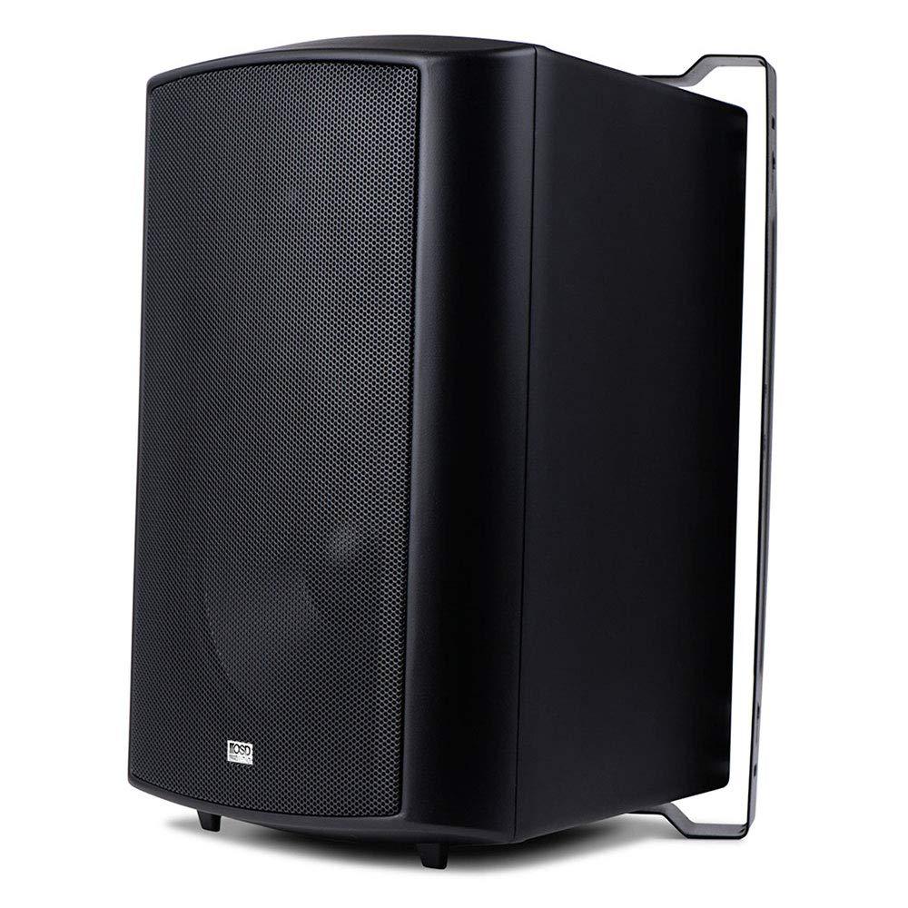 OSD Audio OSD 8\" Outdoor Patio Speaker Pair 180W, Weatherproof IP54 Rated Aluminum Grilles, Black AP840