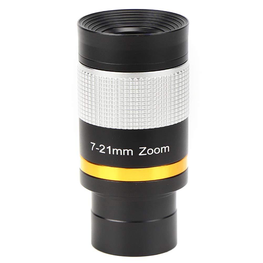 Gonetre Telescope and accessories Coating Astronomical Telescope 1mm Continuous Zoom Eyepiece 1.25 Inch 31.7 MM Silver 10 * 5 * 5CM Monocular telescope