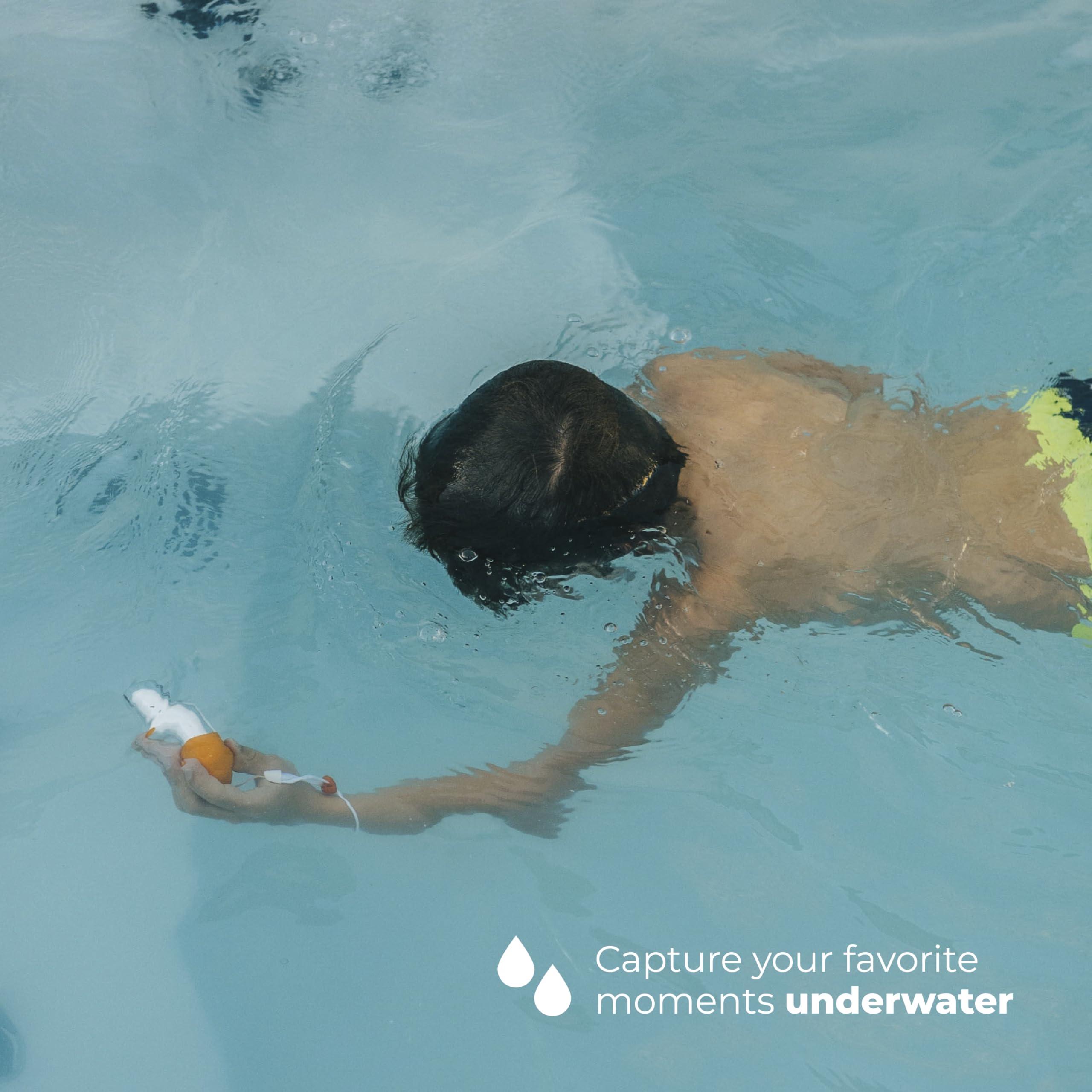 Sakar Polaroid Underwater Camera 18mp 4K UHD, Polaroid Waterproof Camera for Snorkeling and Diving with LCD Display, USB Rechargeable Digital Polaroid Camera for Videos and Photos