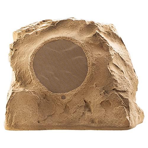 OSD Audio OSD Audio 8" High Fidelity Outdoor Rock Speaker Durable Weather-Resistant Design, Single - Sandstone Brown RS850