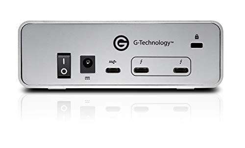 G-Technology G-Technology 4TB G-DRIVE with Thunderbolt 3 and USB-C Desktop External Hard Drive, Silver - 0G05363-1