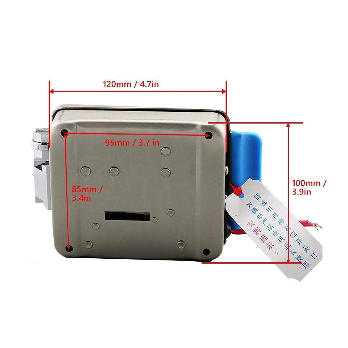 AMOCAM AMOCAM Apartment Video Intercom System and Electric Control Door Lock and 12V Power Supply Control for 4 Units Apartment Household