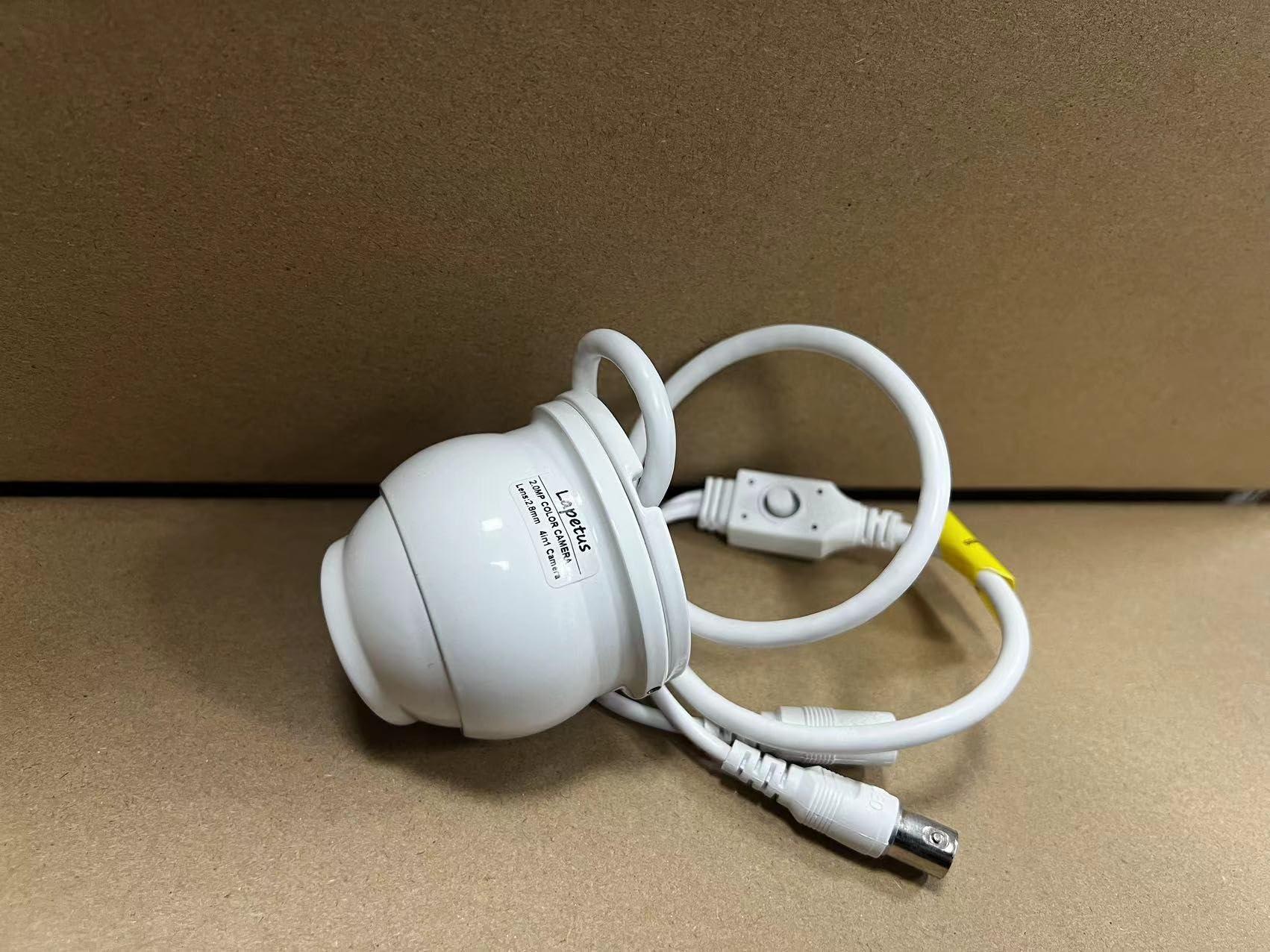 Lapetus Lapetus TVI CVI AHD Analog Mini Dome Camera 1080P Security Camera Weatherproof IR Dome 2MP 4 in 1 Hybrid 2.8mm Infrared Night Vision CCTV Video Surveillance HD Over Coax