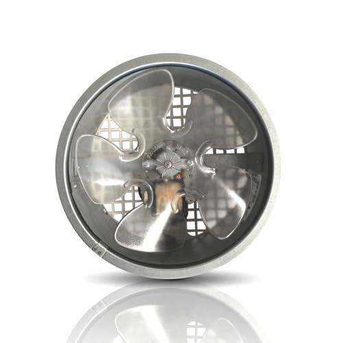 Suncourt Suncourt ThruWall TW108 Room-to-Room Transfer Through Wall Vent Fan, 2-Speed Wall Vent Register Booster Fan, Quiet Operation, Improved Air Flow for Better Indoor Heating and Cooling, White