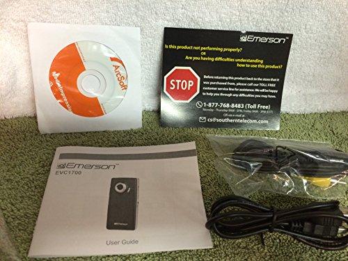 Emerson Hd Digital Video Camcorder 720p with USB Flip up for Easy Transfer
