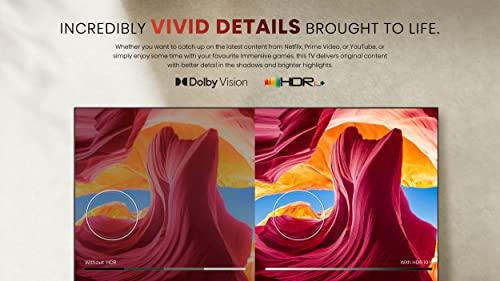 Hisense Hisense ULED 4K Premium 75U6H Quantum Dot QLED Series 75-Inch Smart Google TV, Dolby Vision Atmos, Voice Remote, Compatible with Alexa (2022 Model) Black