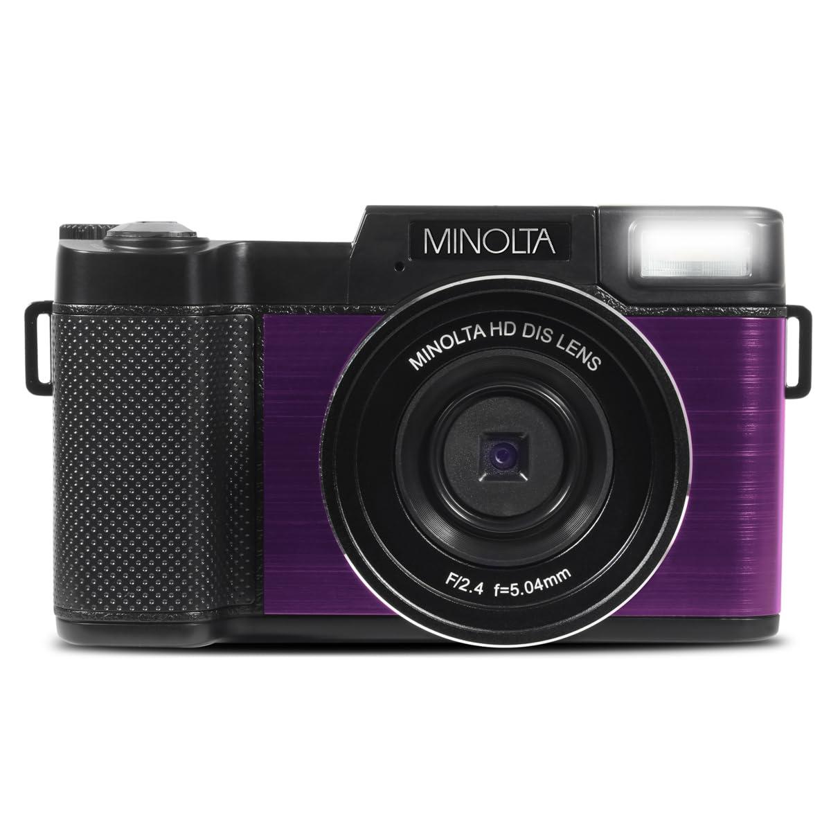 Minolta Minolta MND30 30 MP / 2.7K Ultra HD Digital Camera (Purple)