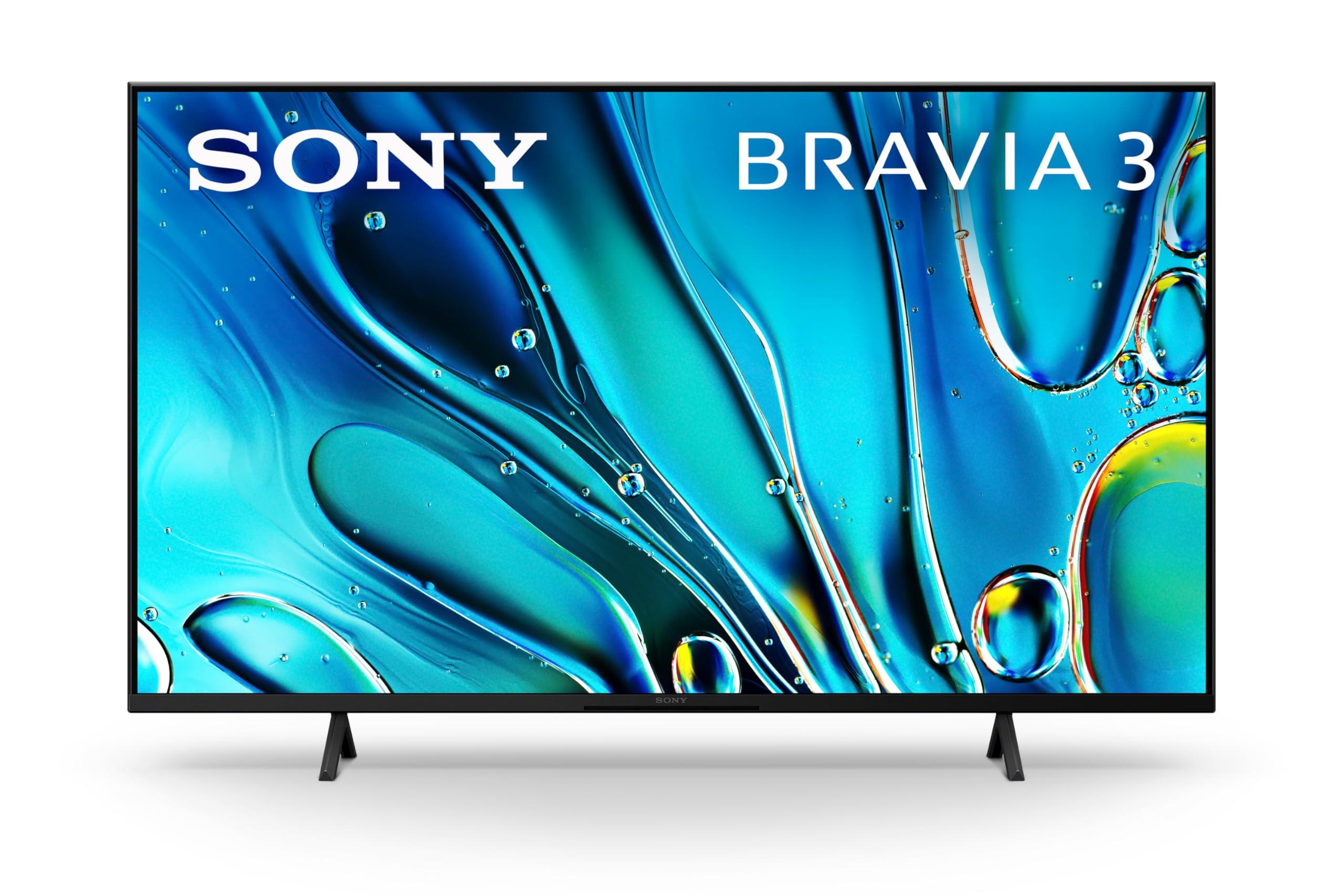 Sony Sony 50-Inch Class 4K Ultra HD BRAVIA 3 LED Smart TV with Google TV, Dolby Vision HDR, and Exclusive Features for PlayStation5 (K-50S30), 2024 Model