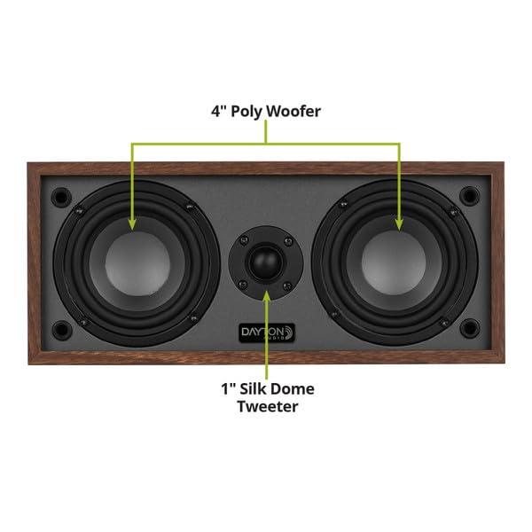 Dayton Audio Dayton Audio Classic C40 Center Channel Speaker (Wood Grain)