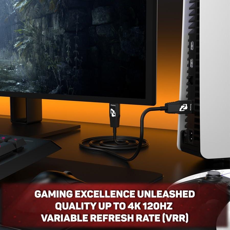 BZB GEAR BZB GEAR 8K Ultra HD HDMI 2.1 48Gbps Active Optical Cable - 20m/66ft - BG-CAB-H21A20