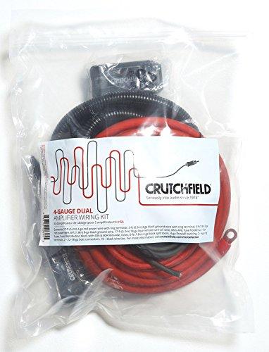 Crutchfield Crutchfield Amp Wiring Kit 4 Gauge Dual Amp