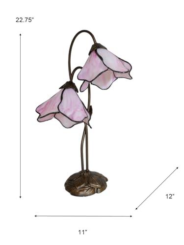 Dale Tiffany Lamps Dale Tiffany TT12146 Poelking Table Lamp, 21.00x12.00x12.00, Bronze