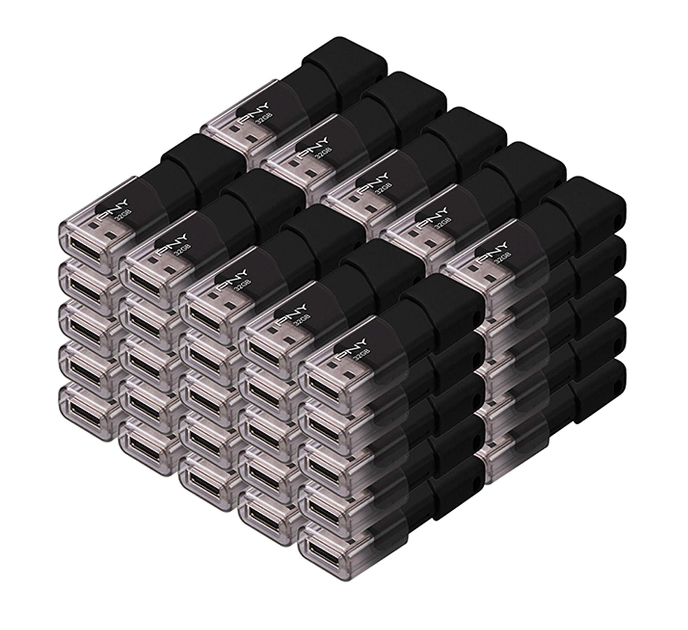 PNY PNY 32GB Attach 3 USB 2.0 Flash Drive, 50-Pack & 16GB Attach 3 USB 2.0 Flash Drive, 50-Pack