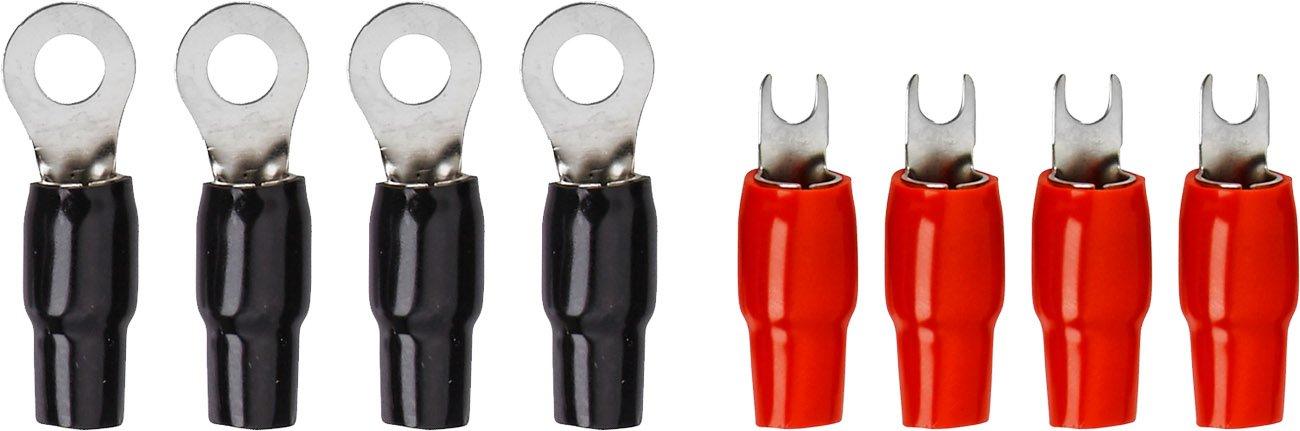 InstallGear InstallGear 4 Gauge Amp Kit - Amp Kit with Amplifier Installation Wiring True Spec and Soft Touch Wire - 4 Gauge Wire - Amp Wiring Kit 4 Gauge - Sub Wiring Kit - Amp Wire Kit