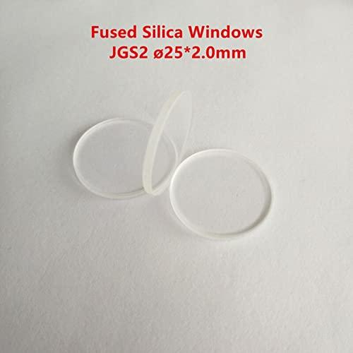 MNIWQH 3pcs JGS2 252.0mm Fused Silica Window Quartz Glass Disk