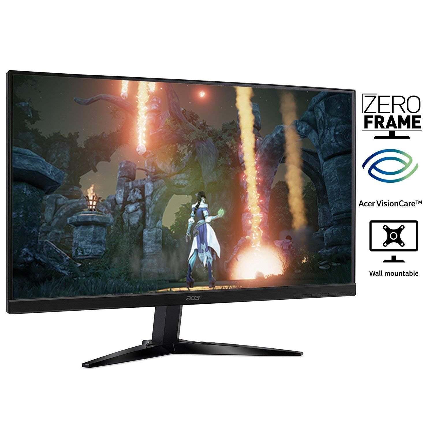 Acer Acer KG271 bmiix 27" Full HD (1920 x 1080) TN Monitor with AMD FREESYNC Technology (2 x HDMI & VGA Port),Black