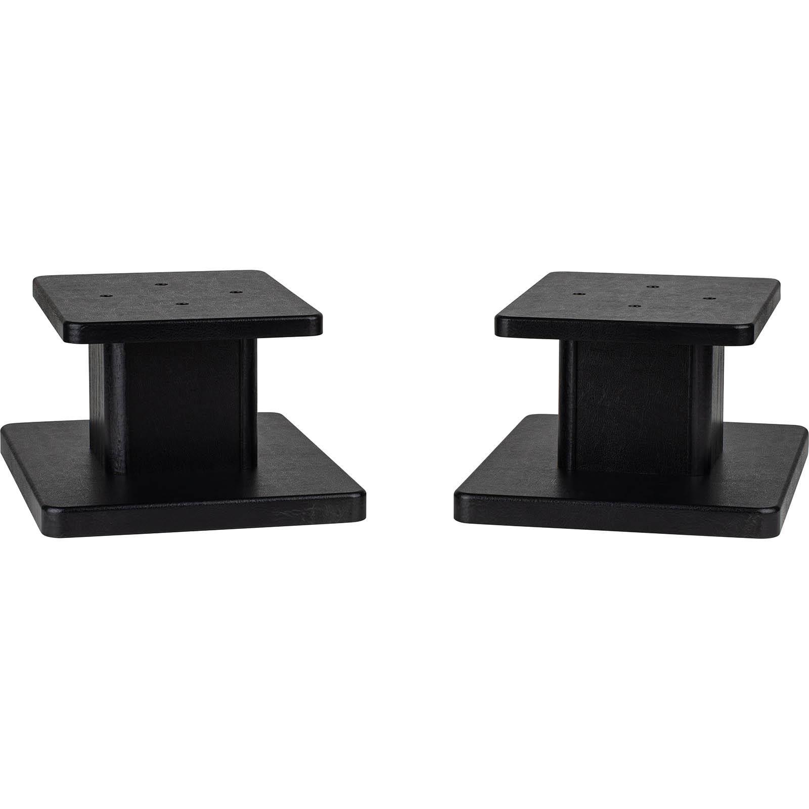 Dayton Audio Dayton Audio Universal Wood Speaker Stand Pair (6in Black)