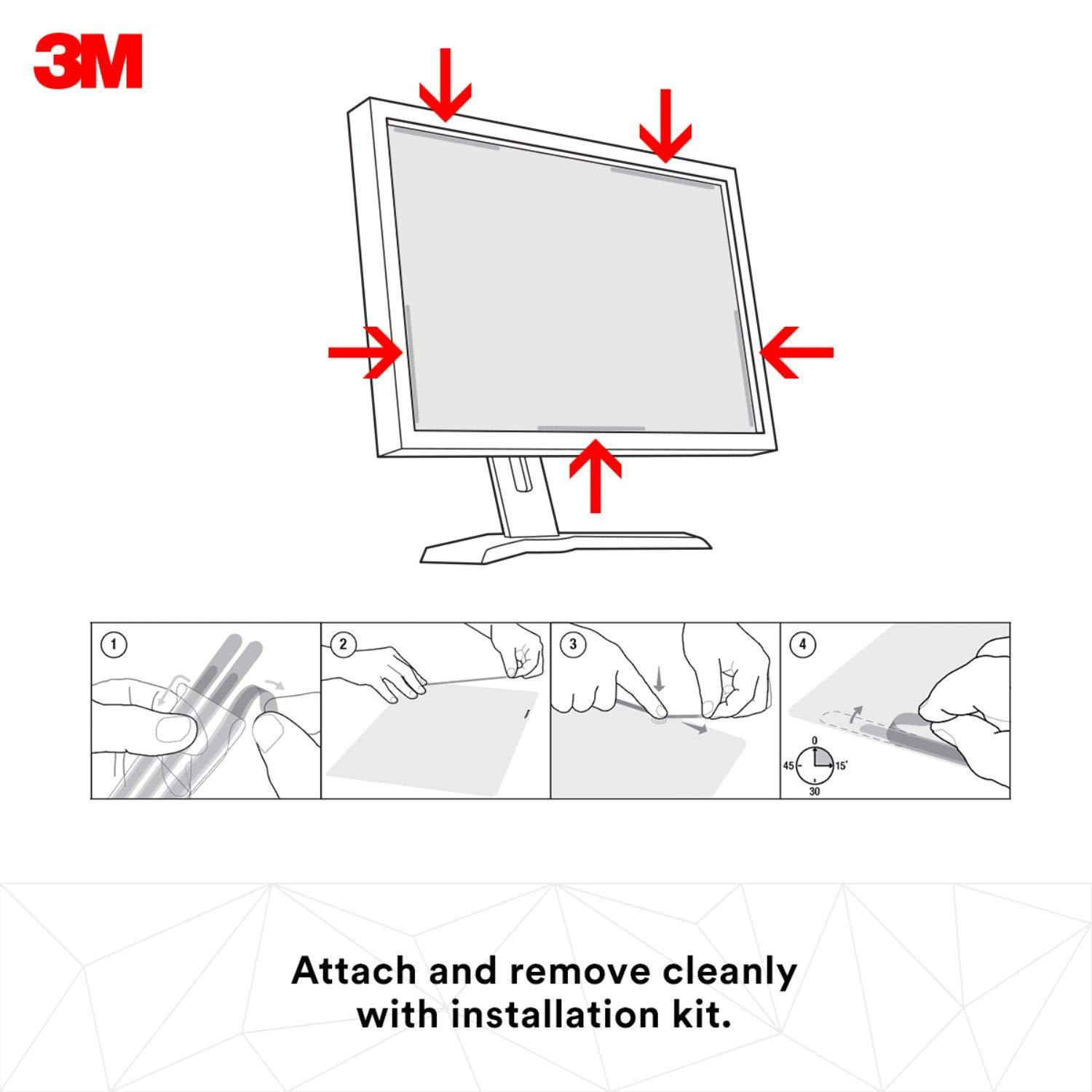 3M 3M PF215W9P Privacy Filter for 21.5\" Widescreen Monitor (16:9 Aspect Ratio) Portrait