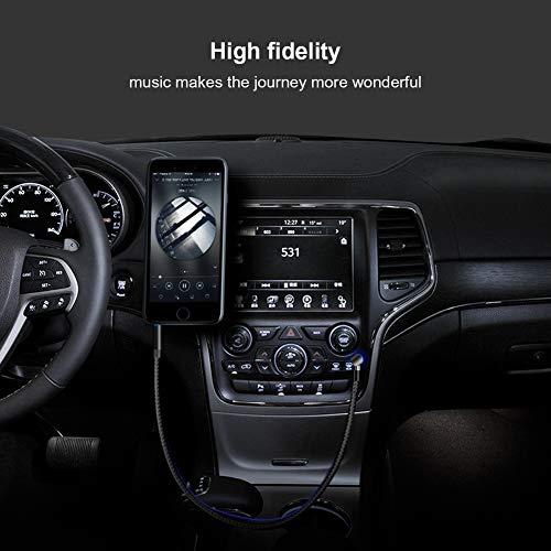 CableCreation CableCreation 3.5mm Audio Cable 10FT/3M, 3.5mm Right Angle Male to Male Auxiliary Stereo HiFi Cable with Silver-Plating Copper Core for Car Stereos, iPhones,Tablets, 24K Gold Plated, Black