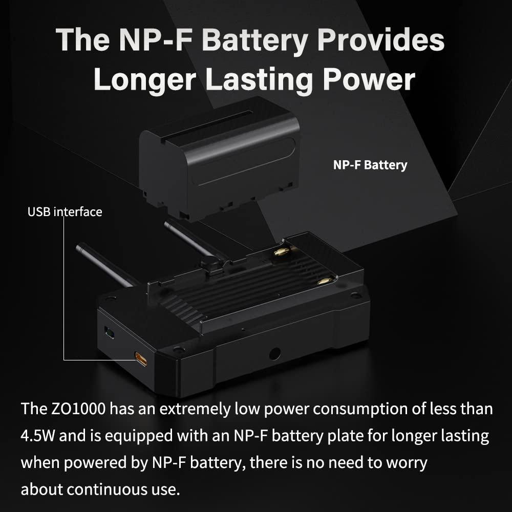 Shimbol Shimbol ZO1000 Wireless Video Transmission System, USB-C UVC Capture,1080P HDMI SDI Transmitter and Receiver, 0.08s Latency, 1000ft Range, 1 TX to 2 RX monioring,for Live Streaming