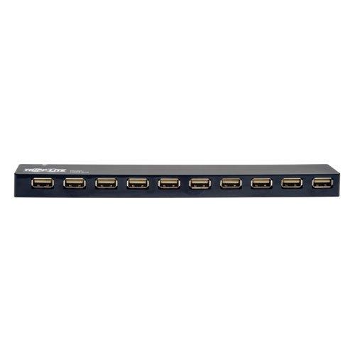 Tripp Lite TRIPP LITE 10-Port USB2.0 Mobile Hi-Speed Hub Notebook Laptop (U223-010),Black
