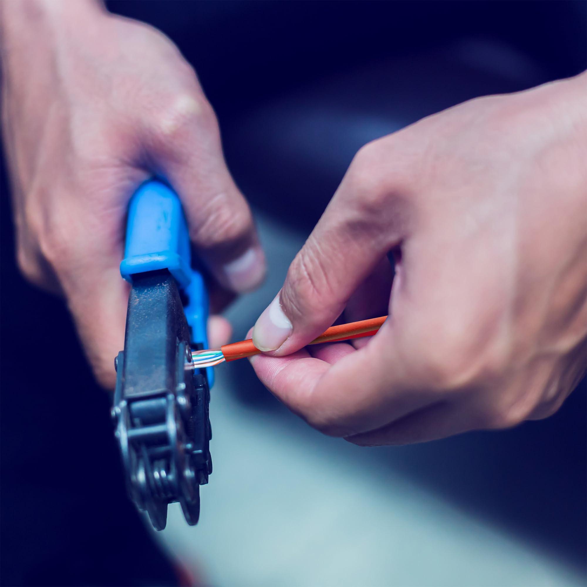 VIVO VIVO Red 1,000ft Bulk Cat5e, CCA Ethernet Cable, 24 AWG, UTP Pull Box, Cat-5e Wire, Indoor, Network Installations CABLE-V001R