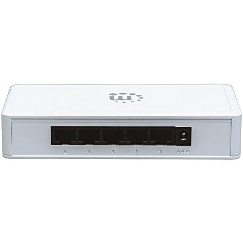 Manhattan Products 1 - Gigabit Ethernet Switch (5 Port), Gigabit Ethernet switch expands network in an instant , Plug & play, 560696