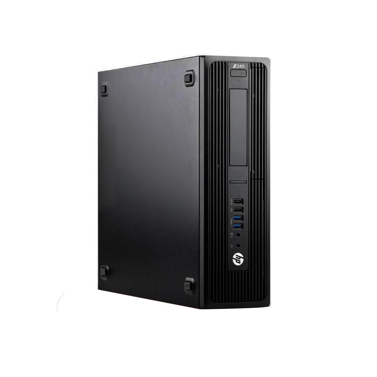 HP HP Z240 SFF Workstation Desktop Computer, Intel Core i7-6700 3.40GHz, 32GB DDR4 RAM 512GB SSD, HDMI, WiFi, Bluetooth, Keyboard&Mouse, Windows 10 Pro (Renewed)