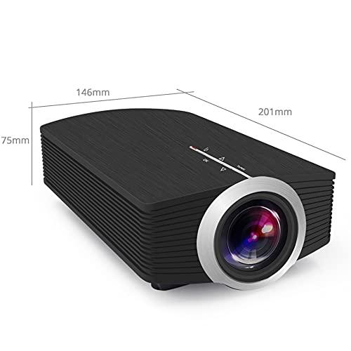 FDINUDIGUHTTYYYY YG500/YG510 Mini Projector Support 1080P 1800Lumen Portable LCD LED Projector Home Cinema USB Beamer Bass Speaker ( Size : YG510 ) ( )
