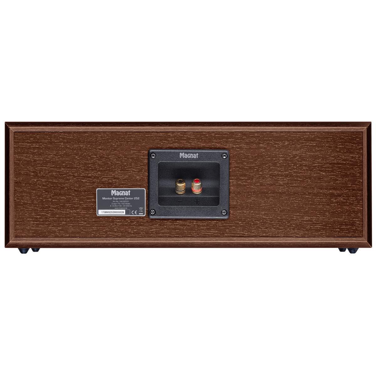 Magnat Magnat Monitor Supreme Center 252 150W 2-Way Enclosed Center Speaker, Mocca