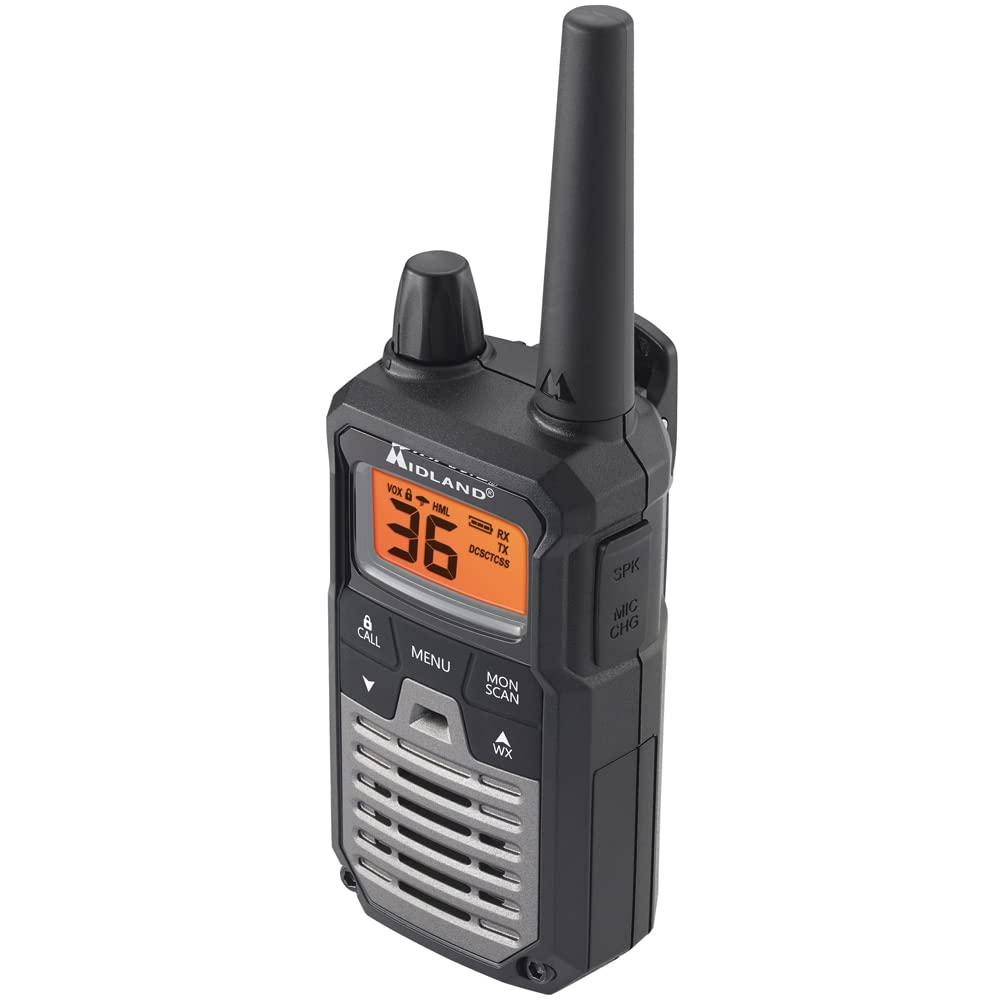 Midland Midland T290VP4 High Powered GMRS Two Way Radios - 8 Pack Bundle w/Headsets & Chargers