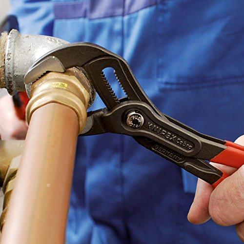 KNIPEX KNIPEX Tools - Cobra Water Pump Pliers (8701250), Red,10-Inch