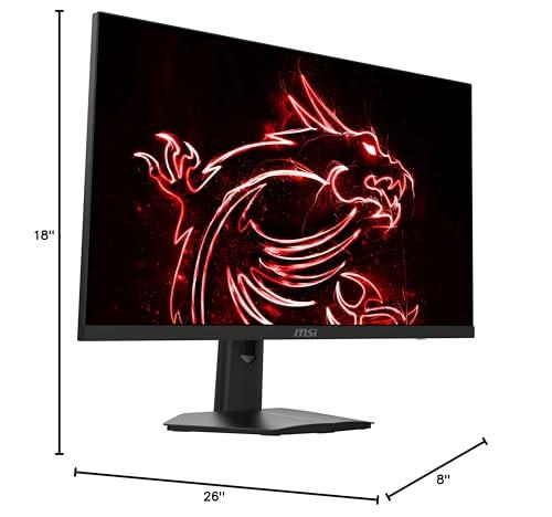 MSI MSI G274, 27" Gaming Monitor, 1920 x 1080 (FHD), IPS, 1ms, 170Hz, G-SYNC Compatible, HDMI, Displayport, Tilt