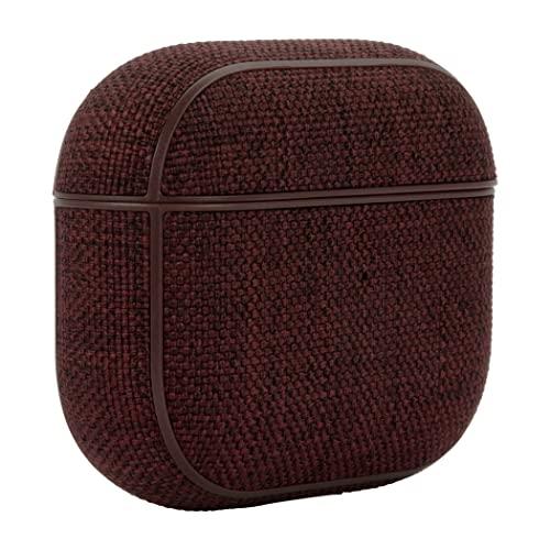 Incase Incase Airpods Case in Woolenex - Airpod 3rd Gen Case - Durable, Lightweight and Protective Cover with Premium Fabric, Scratch-Resistant Design, and Precision Fit for Everyday Use - Deep Red
