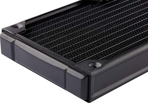 Corsair Corsair Hydro X Series, XR5 140 mm Water Cooling Radiator (Single 140mm Fan Mounts, Premium Copper Construction, Polyurethane Coating, Integrated Fan Screw Guides) Black
