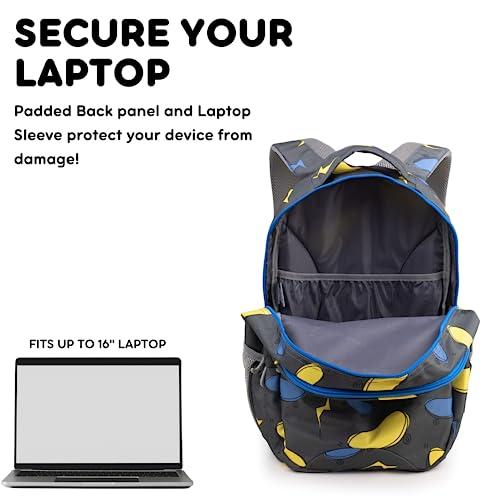 J World New York J World New York Cornelia School Backpack for Kids. Cute Womens Laptop Bookbag, Liteboard, One Size