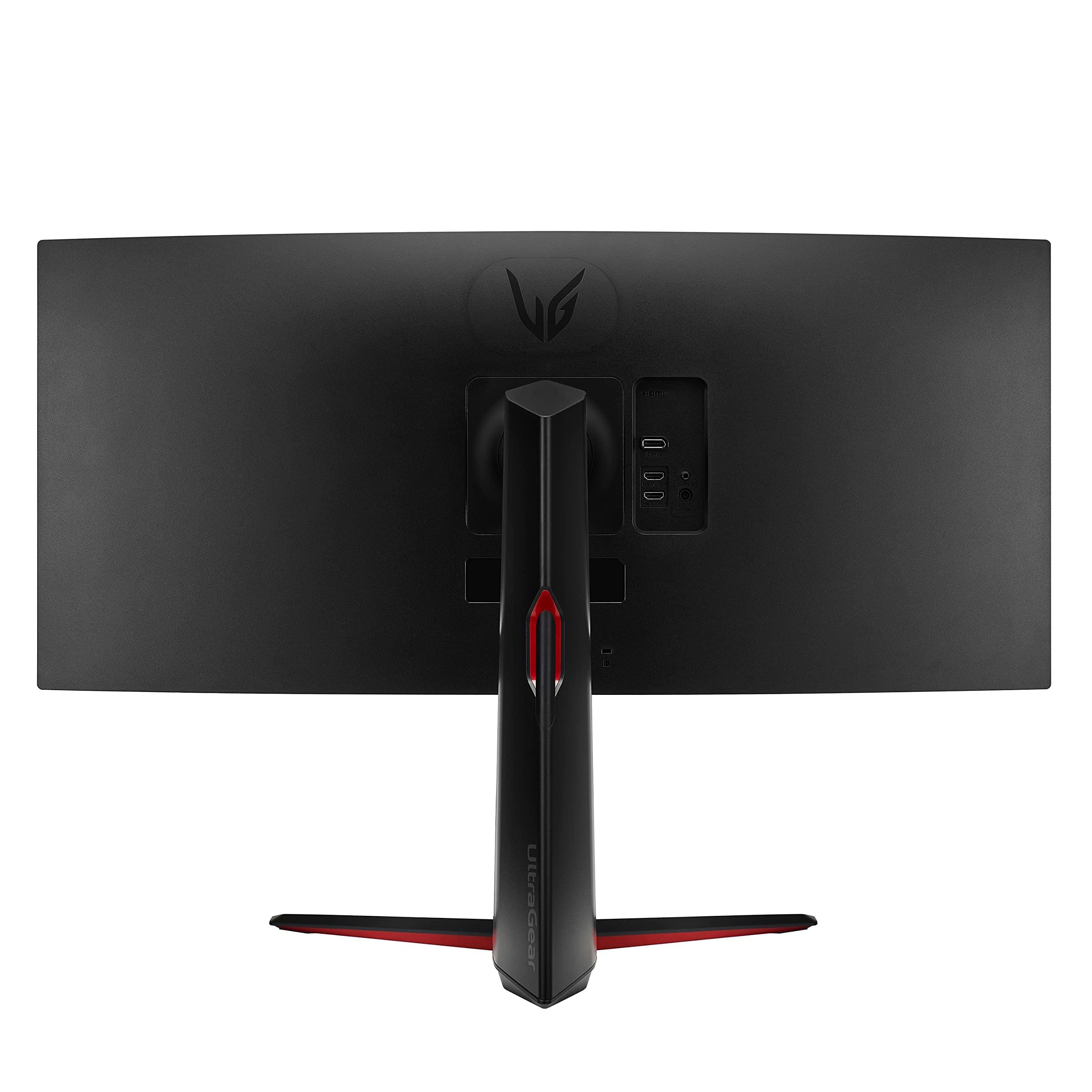 LG LG UltraGear QHD 34-Inch Curved Gaming Monitor 34GP63A-B, VA with HDR 10 Compatibility and AMD FreeSync Premium, 160Hz, Black
