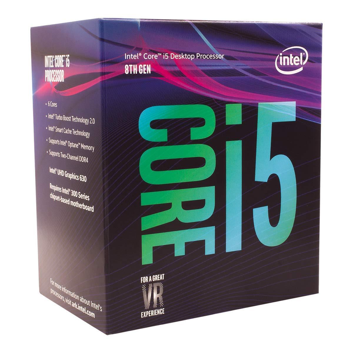 Intel Intel Core i5-8400 Desktop Processor 6 Cores up to 4.0 GHz LGA 1151 300 Series 65W (Renewed)
