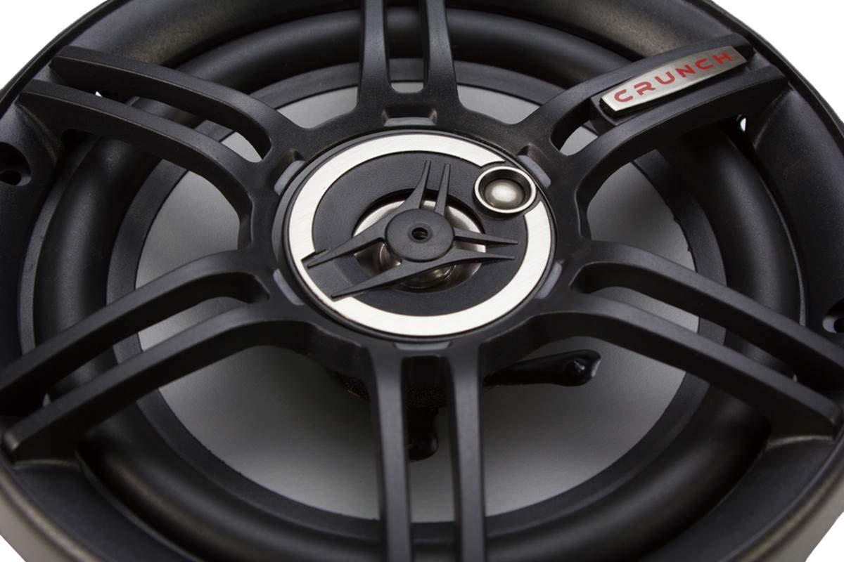 Crunch Crunch PX-1000.4 4 Channel 1000 Watt Amp A/B Class Car Stereo Power Amplifier with 300 Watt 3 Way CS Speakers and Soundstorm AKS8 8 Gauge Wiring Kit