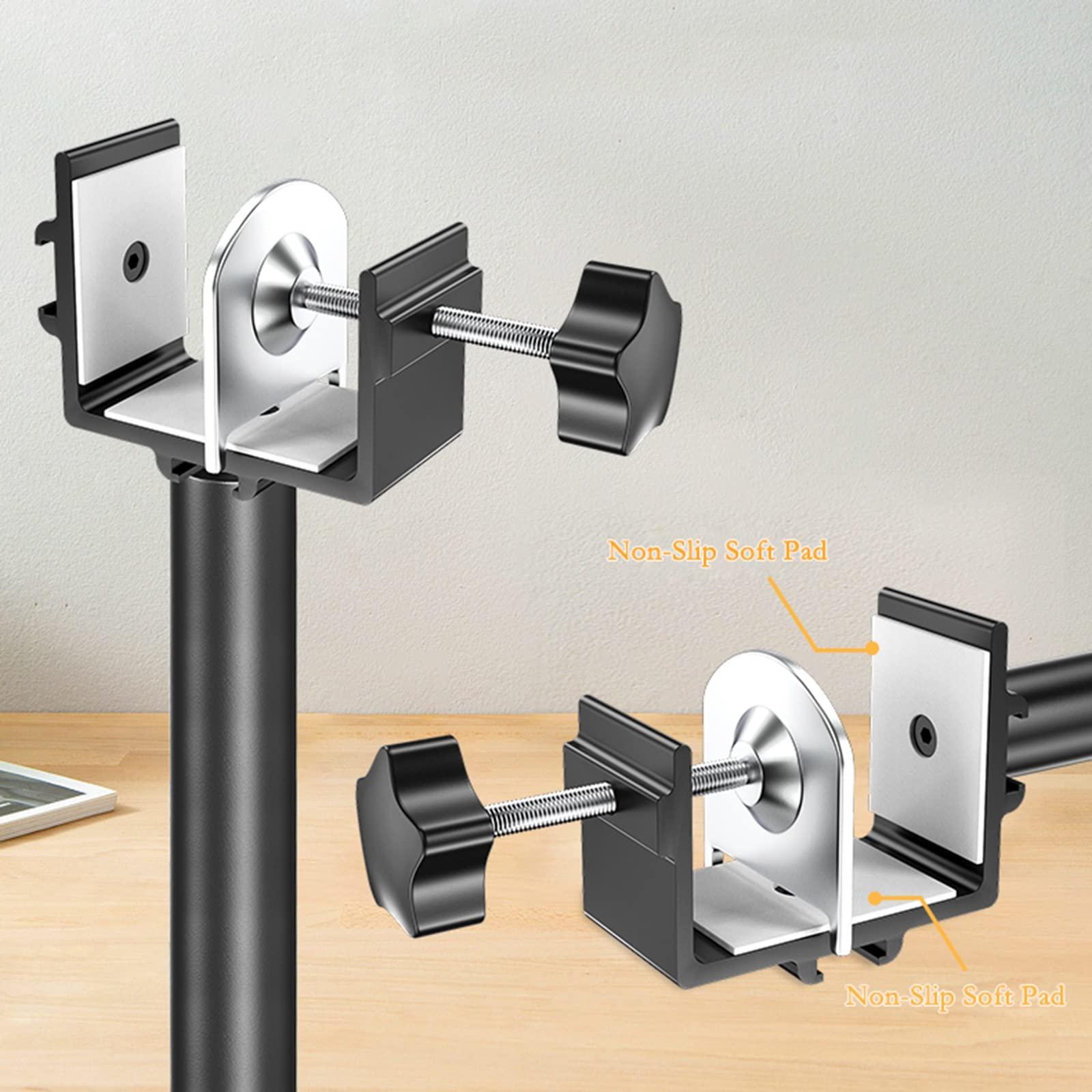 ARZARF Projector Mount Stand C-Clamping Projector Bracket Metal Adjustable Projector Stand Bed/Table Mount Holder Telescopic Projector Bracket Mounted Telescopic Fixed Shelf Projector Stand ( Color : TY-626C