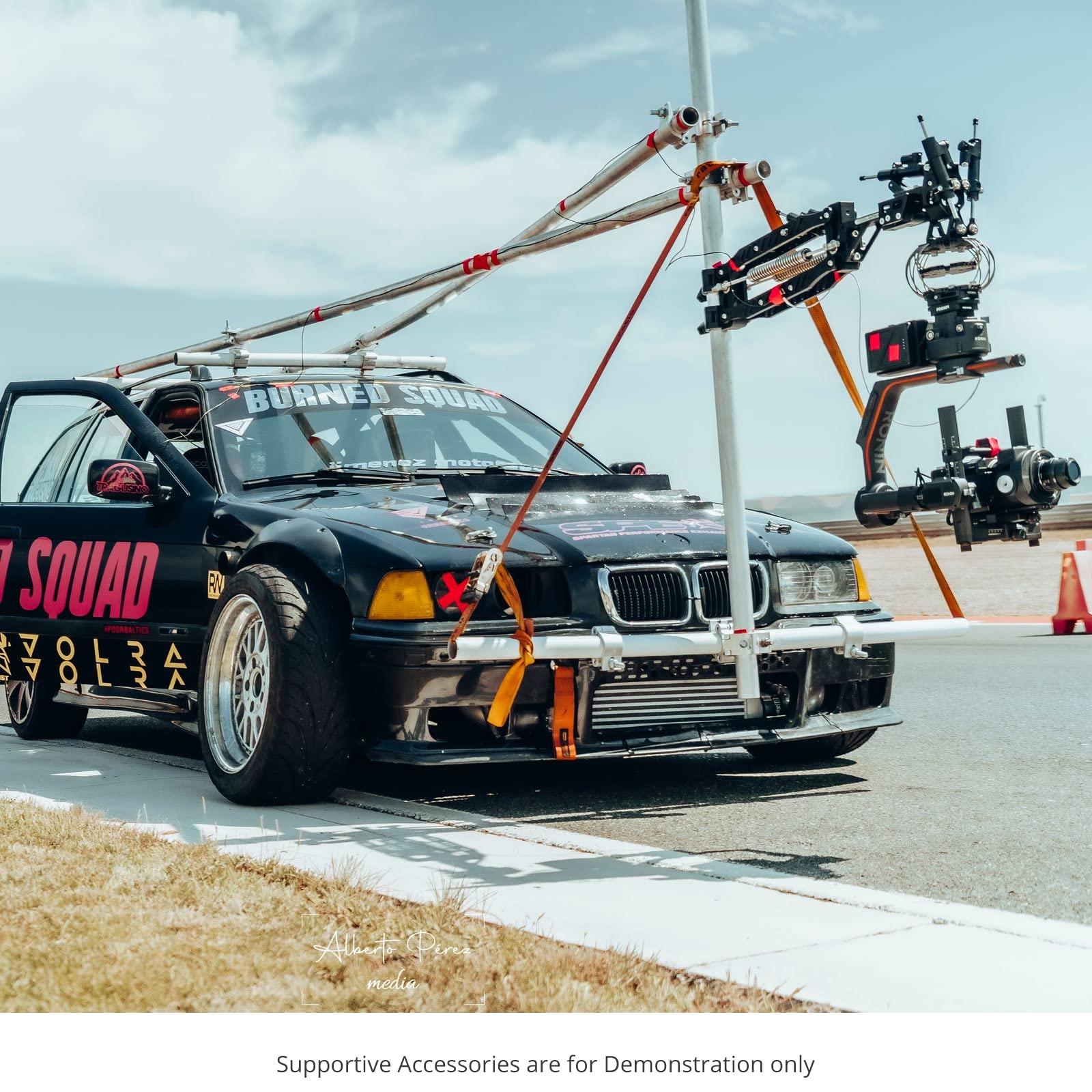 PROAIM PROAIM Air-Wave Camera Vibration Isolator Arm (5-15kg). Micro-Adjustable Springs & Dampers. Mounts on 38 to 50 mm Speed Rail. for 3-Axis Camera Gimbals (VI-252-00)