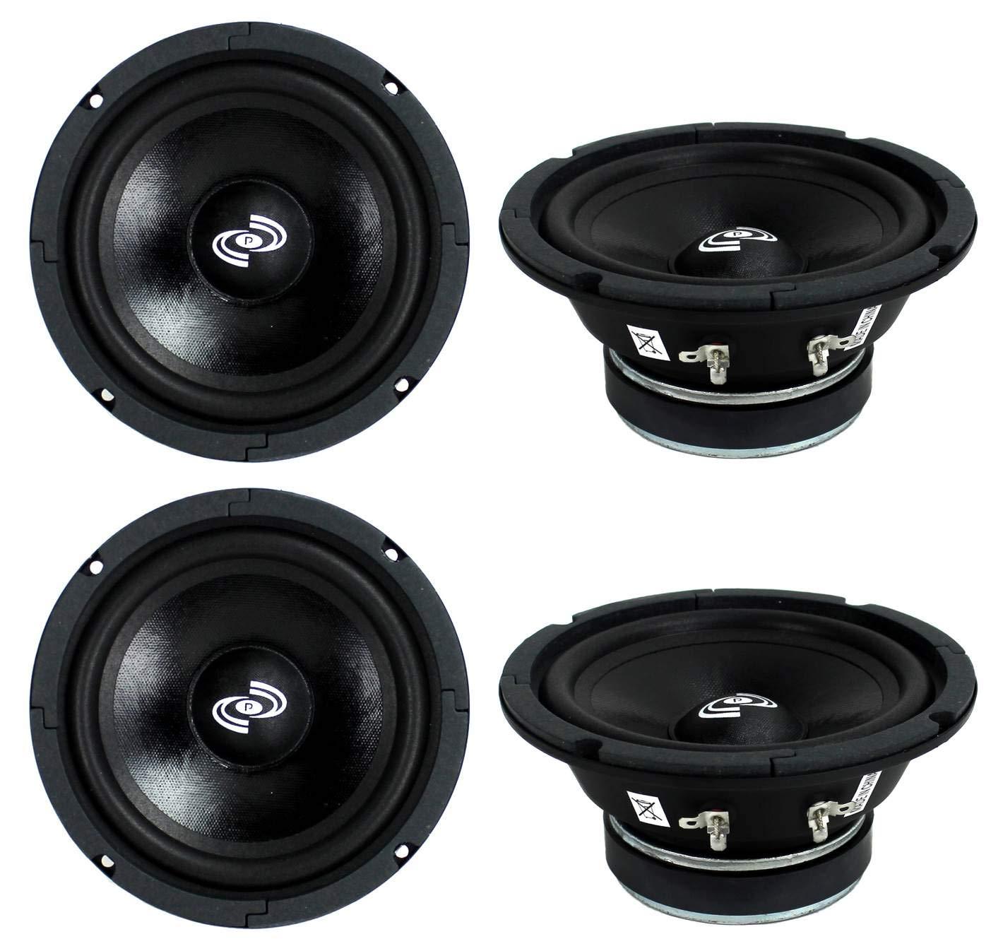 Pyle 4) Pyle PDMR6 MidRange 6.5" 1200W Car Mid Bass Mid Range Woofers Audio Speakers