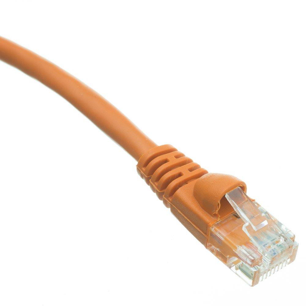 CableWholesale CableWholesale 1000 Foot Bulk Cat6 Ethernet Cable, 24 AWG, 350 Mhz, ETL Listed 4 Pair Solid Copper, Unshielded Twisted Pair(UTP) with Pull Box, Orange