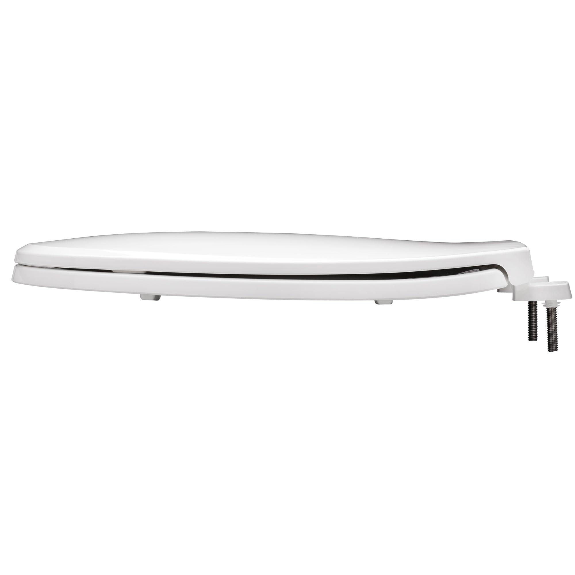 Bemis BEMIS 7600T Commercial Heavy Duty Closed Front Toilet Seat with Cover, Industrial Seat with Secure Installation, Elongated, White