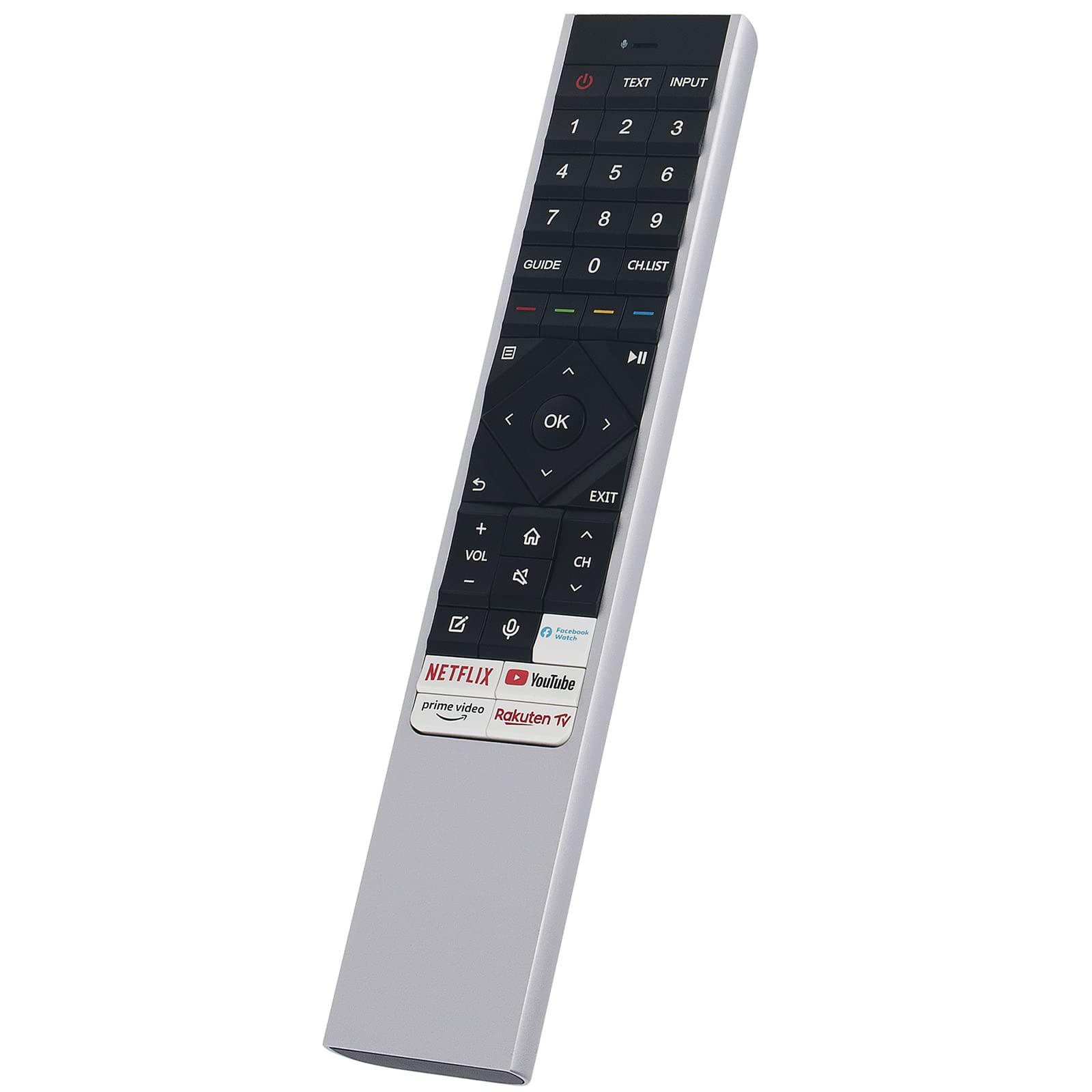 ALLIMITY Allimity ERF6F64H Replace Voice Command Remote Compatible with Hisense LED LCD TV 65A90G 65A91G 65A92G 65A96G 65A97G 65A98G 65A99G 50U7QF 55U7QF 65U7QF 55U8GQ 55U8QF 65U8QF 75U9GQ ERF6G64H ERF6H64H