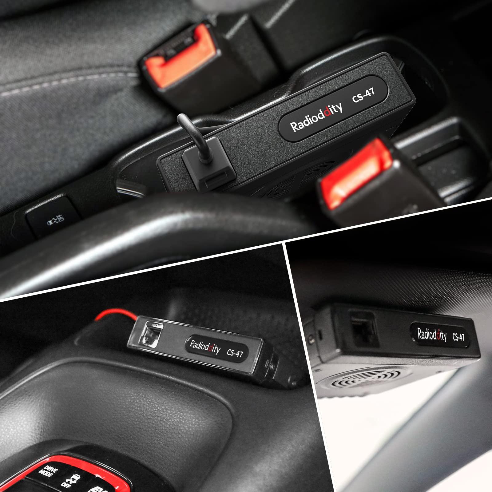 Radioddity Radioddity CS-47 Small CB Radio, AM/FM, 40-Channel, One Hander Microhone Built-in Speaker Noise Reduction, Large 7-Color Backlit LCD Display, VOX, RF Gain Long-Range for Offroad, Trucker, Backcountry