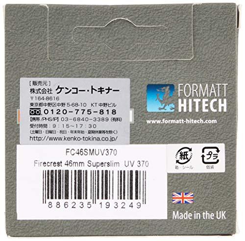Formatt Hitech Limited Firecrest 46mm Superslim stackable multicoated UV 370 Filter