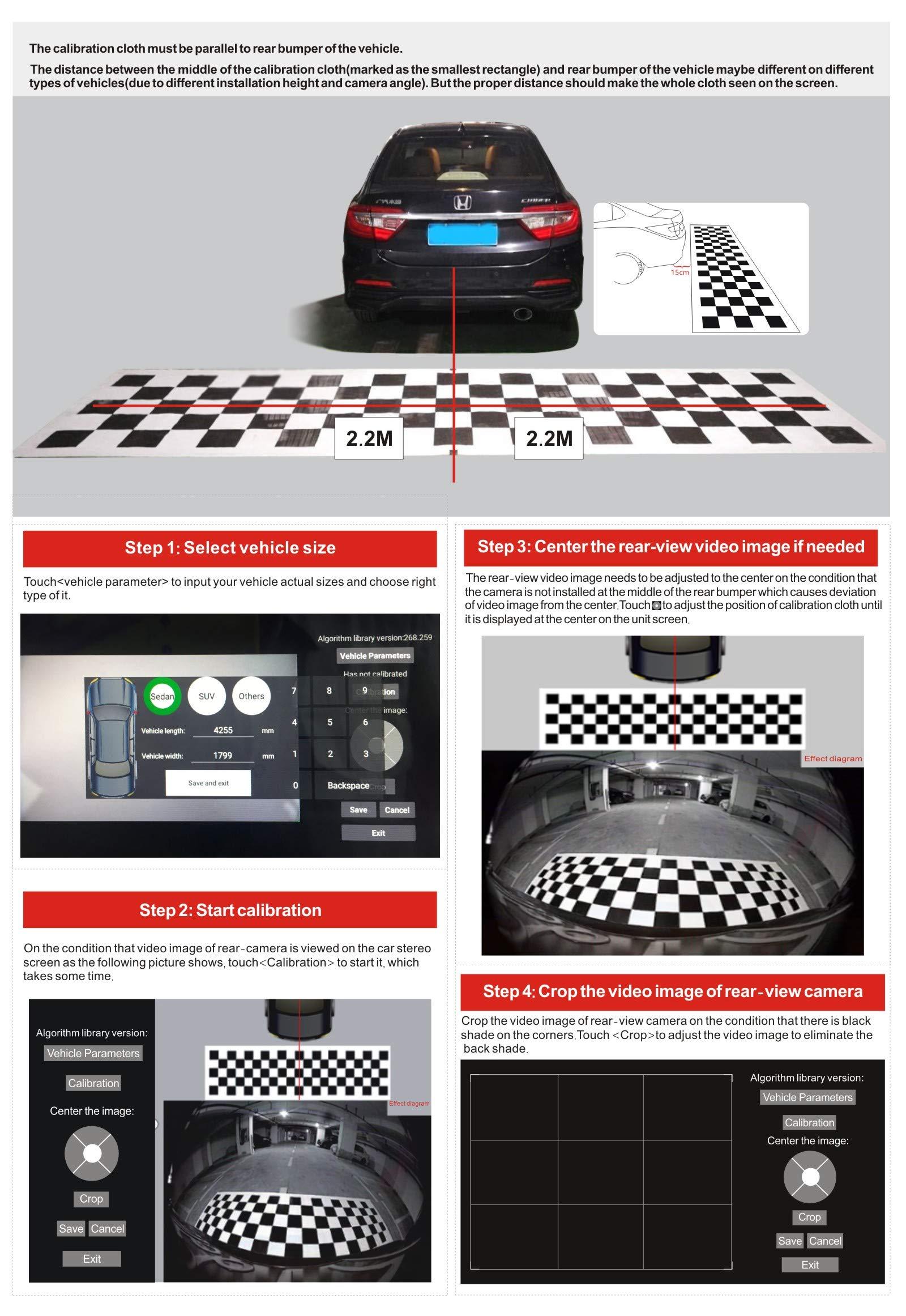 ATOTO ATOTO AC-HD03LR 720P Rearview Backup Camera (180 Wide-Angle), for ATOTO S8 Models only (Excluding S8 PN/UN/MS), VSV (Virtual Surround-View) Parking, LRV (Live Rear-View), Night Vision and Waterproof